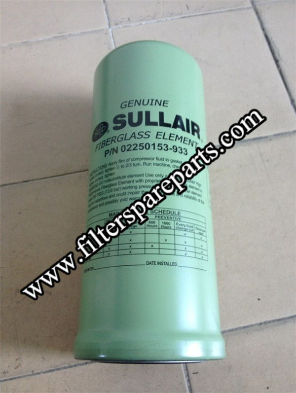 02250153-933 Sullair Hydraulic filter